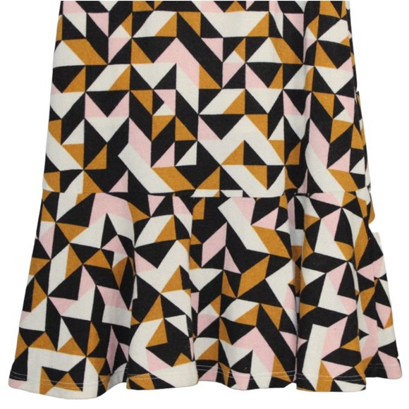 Maeve Anthropologie Small Tanya Geometric Abstract Midi Knit Skirt Pullon Womens - Picture 9 of 15